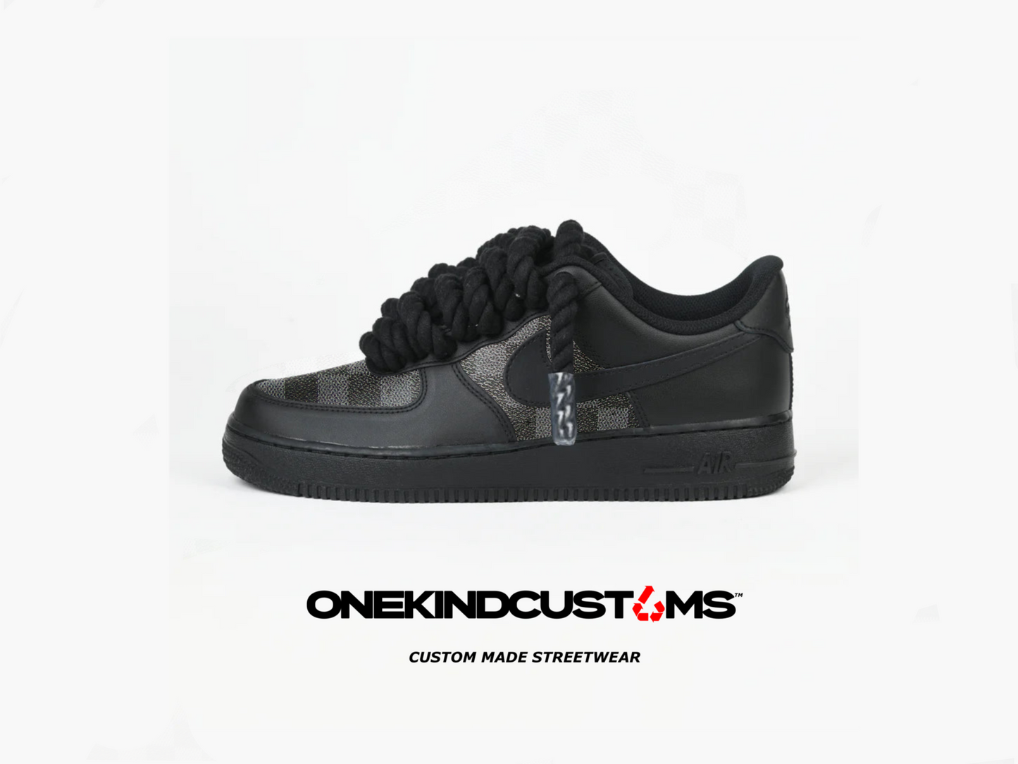 Custom Made Rope Lace Nike AF1’s