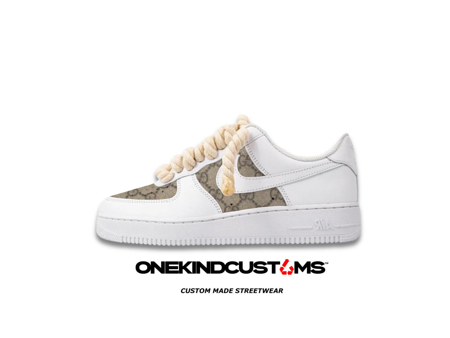 Custom Made Rope Lace Nike AF1’s