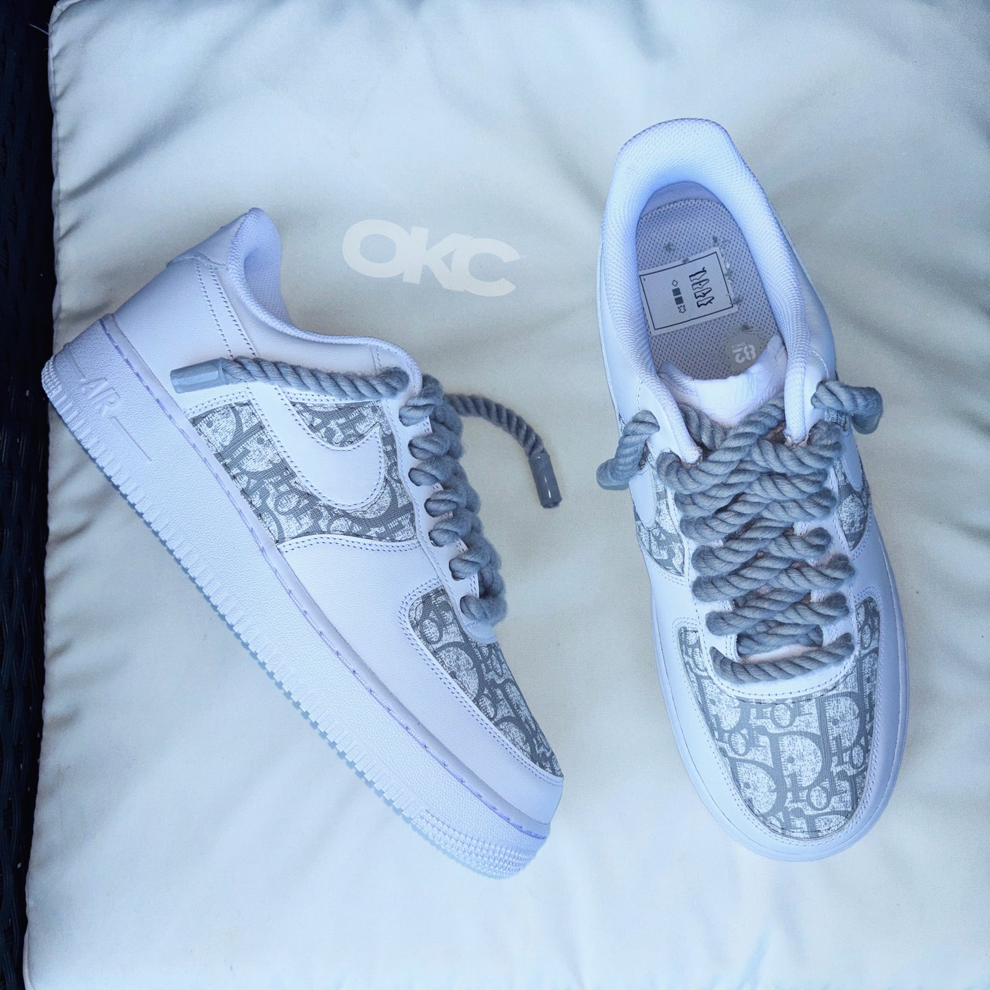 Custom Made Rope Lace Nike AF1’s