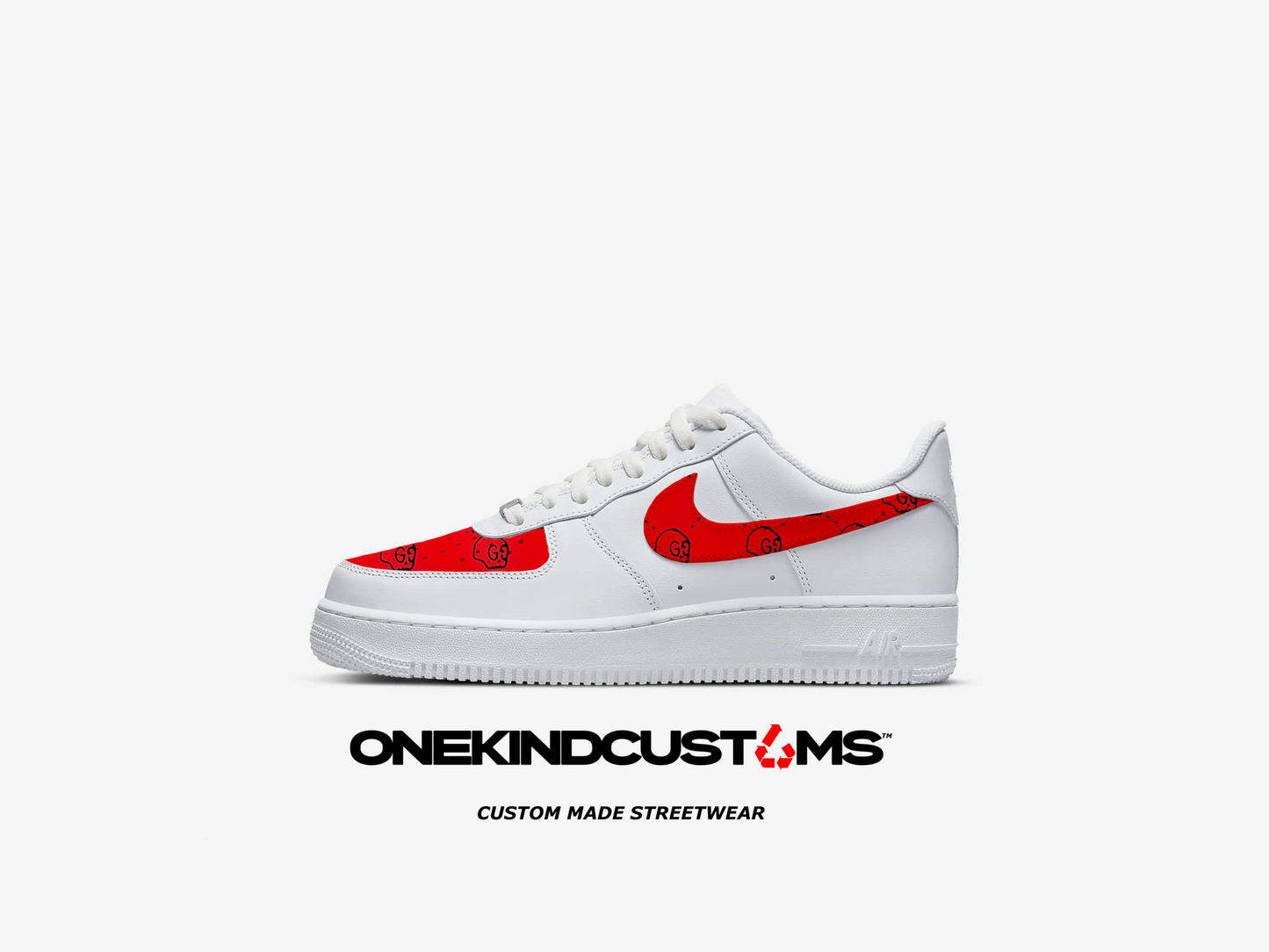 Custom made GG GhostSkull x Nike AF1’s
