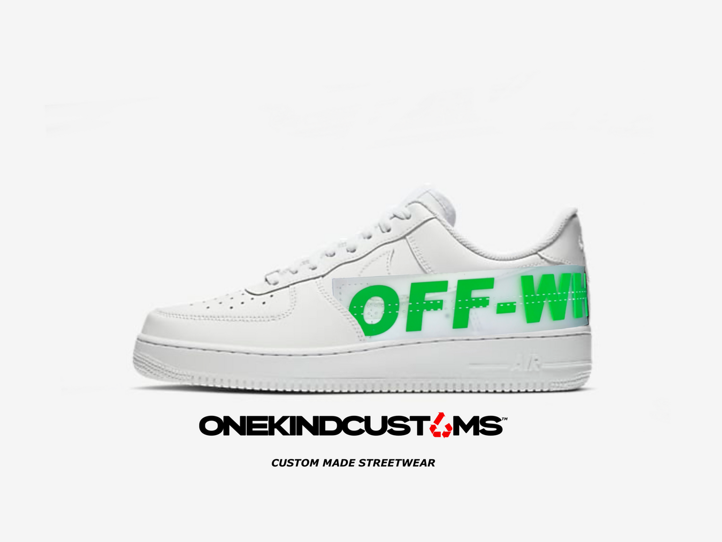 Custom Made Off White x Nike AF1's