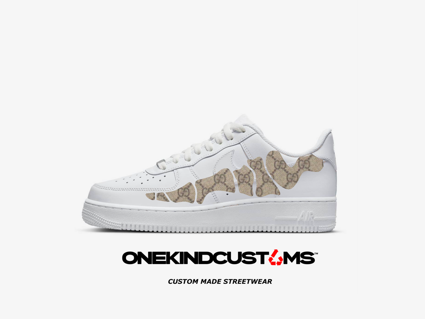 Custom made Skeleton Nike AF1’s