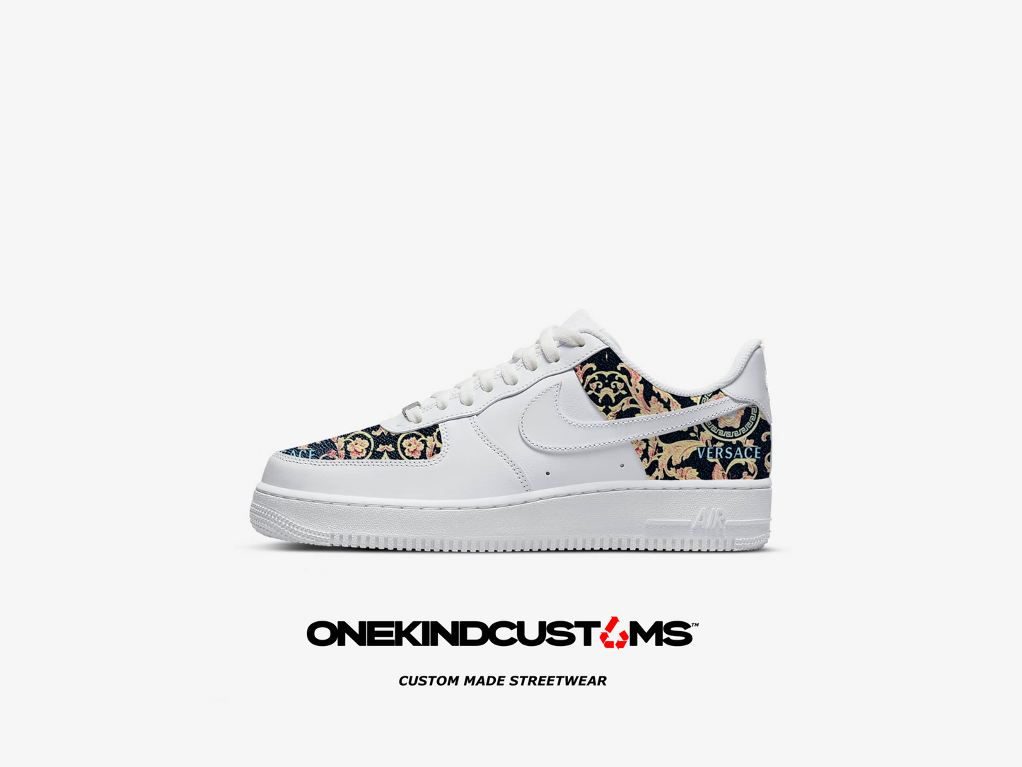 Custom made Versace Black x Nike AF1’s