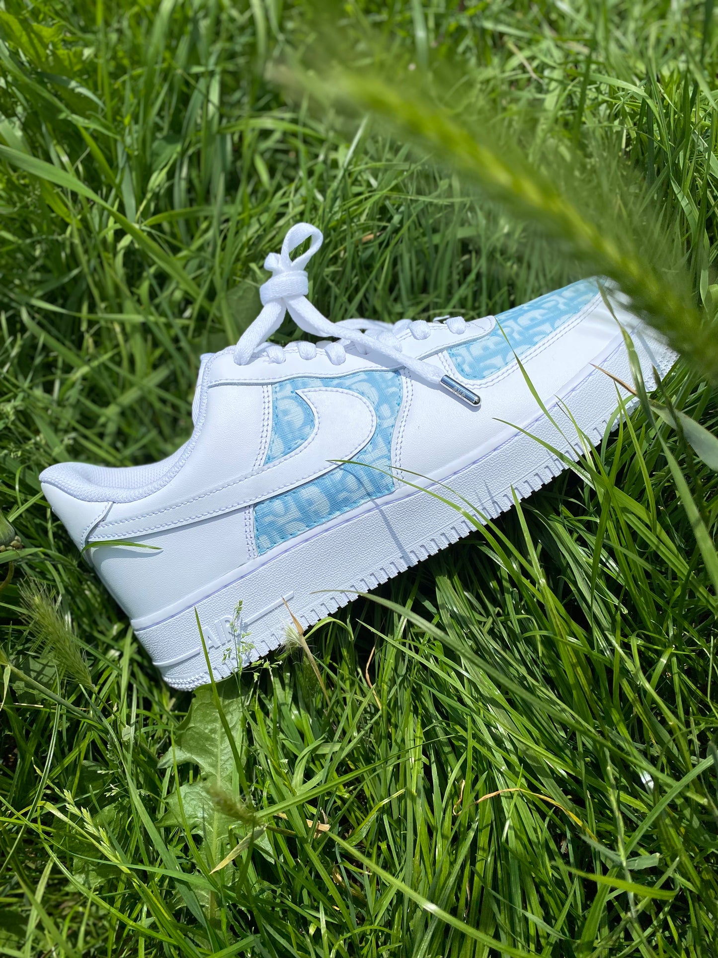 Custom Made Blue CD x Nike AF1's