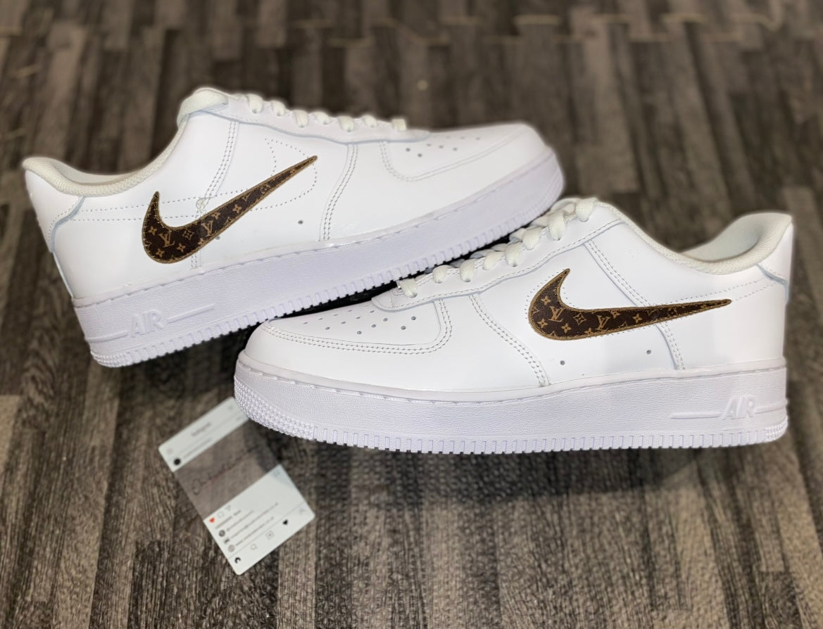 Custom Made Embroidered Nike AF1's