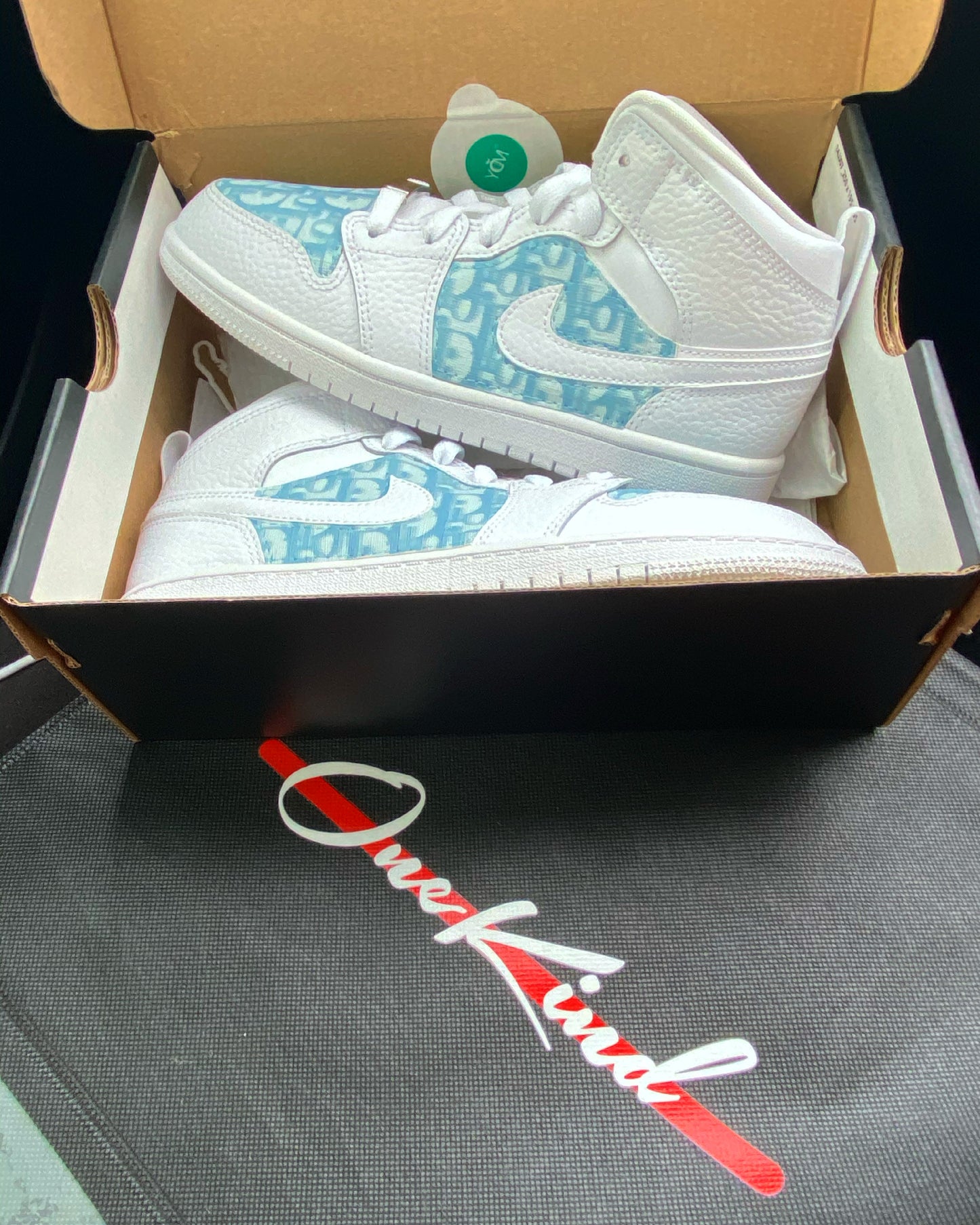 Custom Made Nike AJ1 Mid Tops