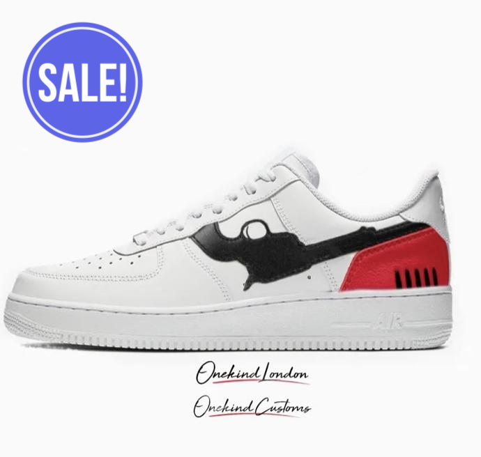 Custom Made Fugazi x Nike AF1's
