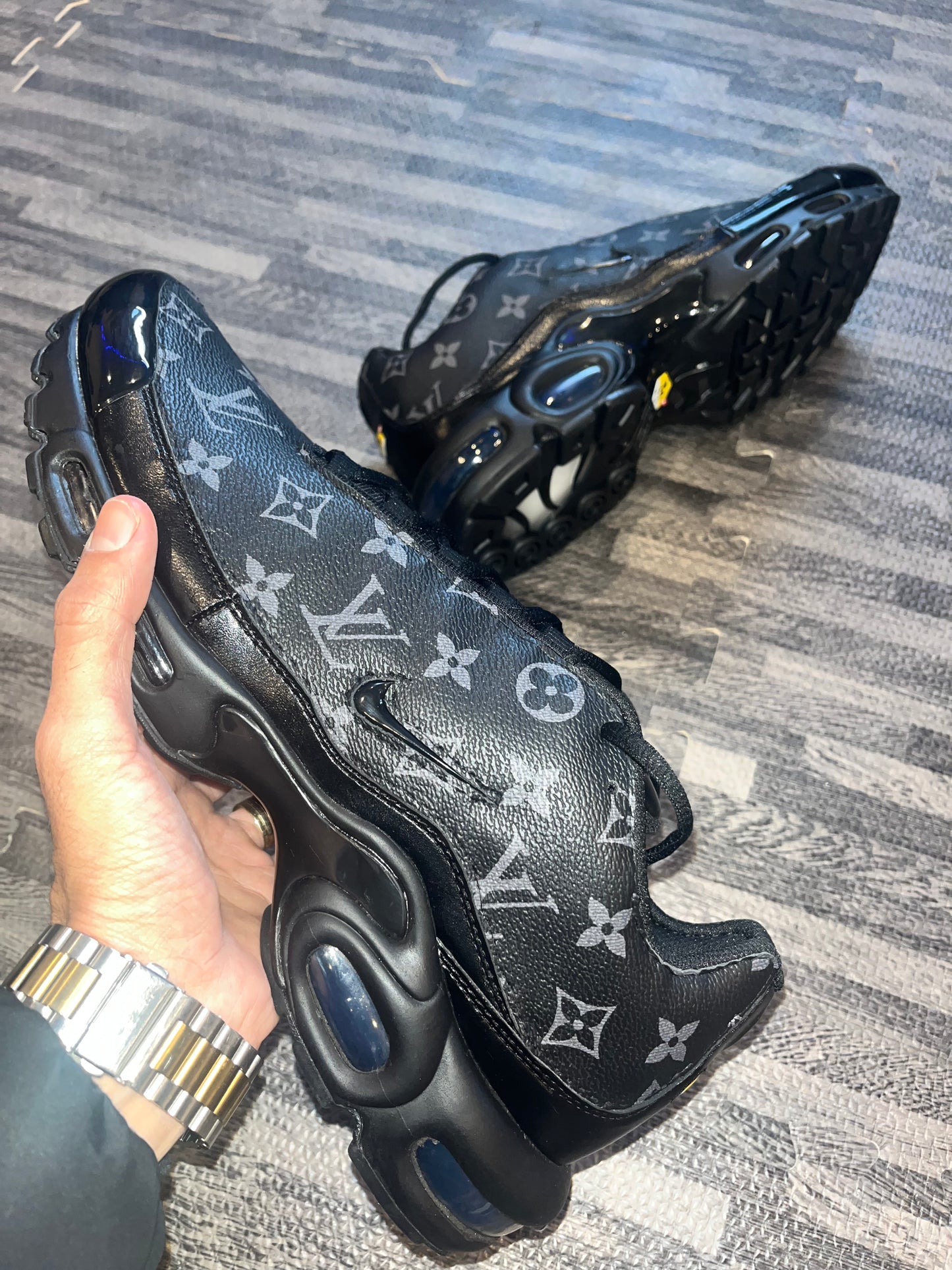 Custom Made Nike TN x LV Monogram Eclipse
