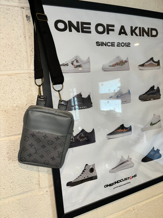 Custom made LV Grey Mono Bag