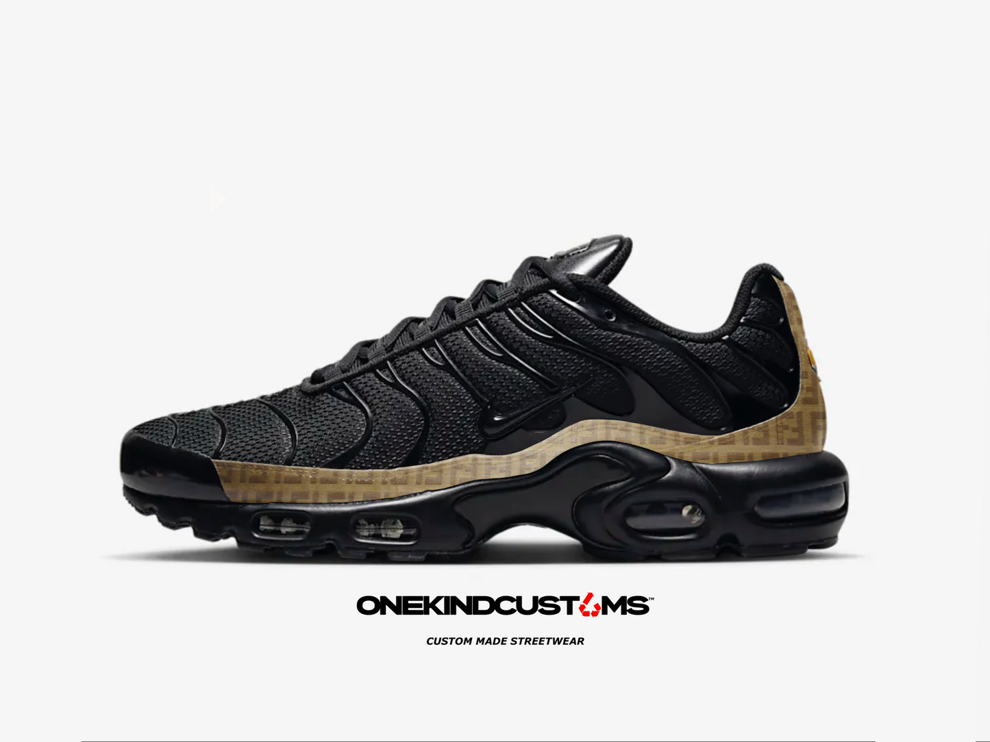 Custom Made Nike TN 2.0 BLACK OneKind Customs