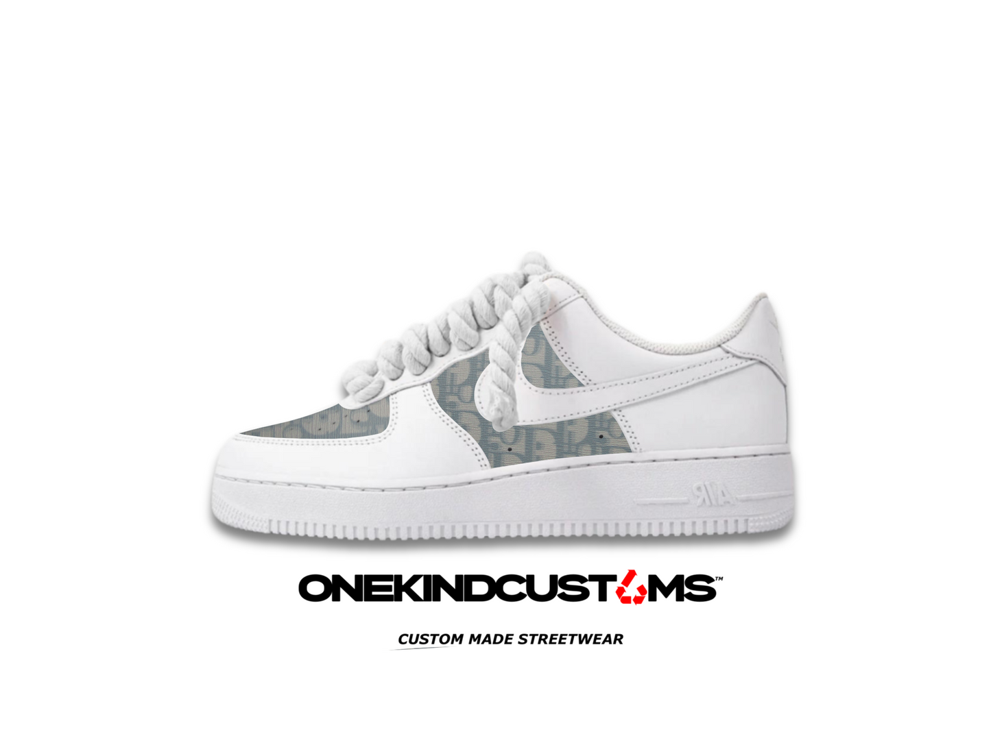 Custom Made Rope Lace Nike AF1’s