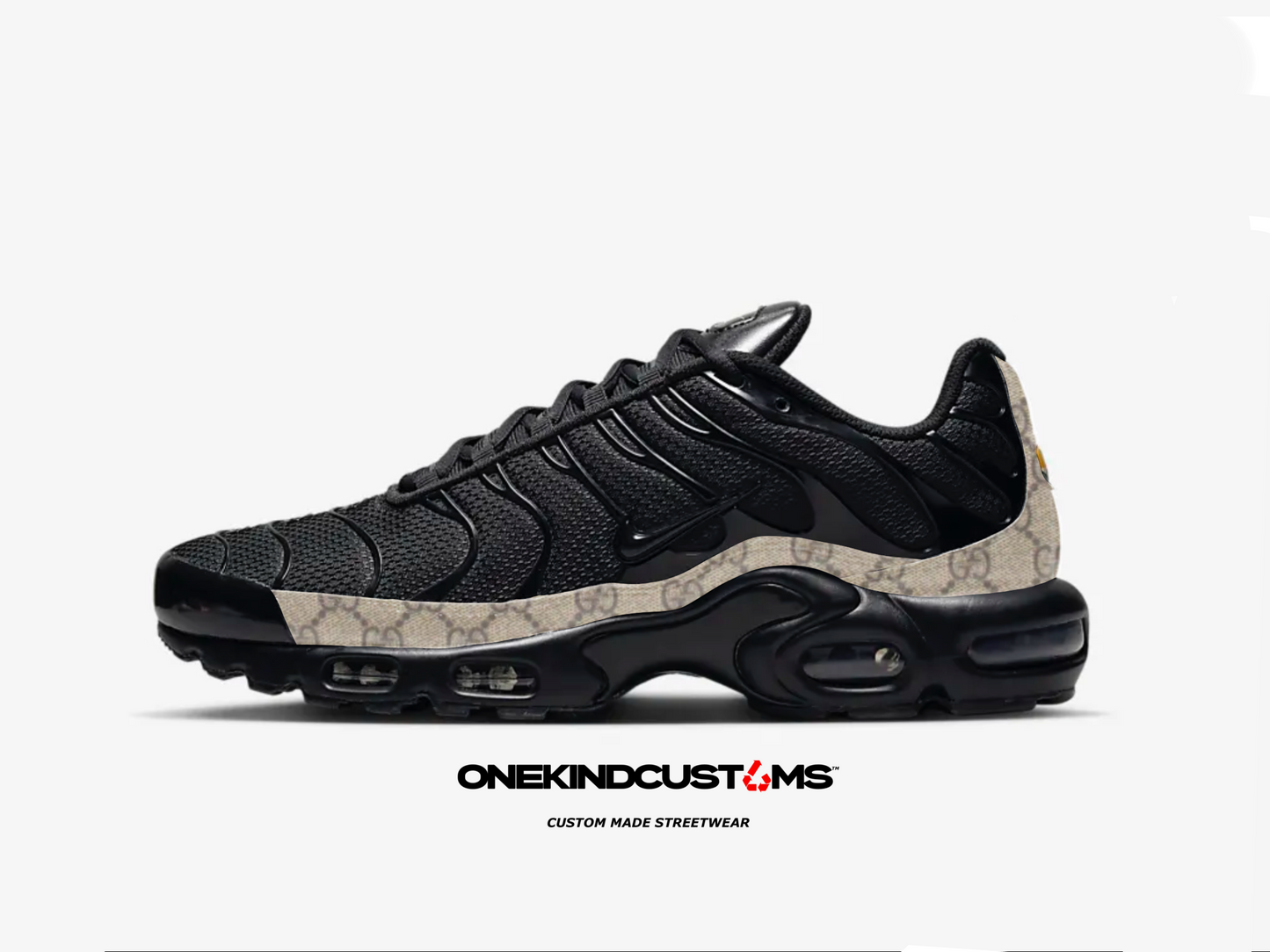 Custom Made Nike TN 2.0 BLACK OneKind Customs