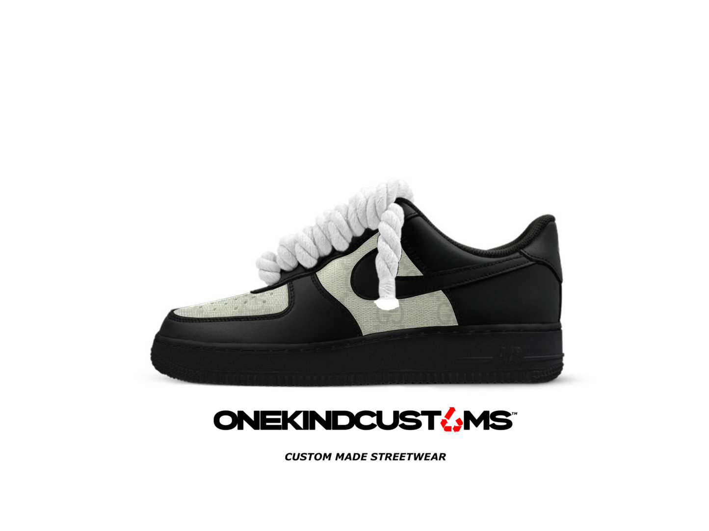 Custom Made Rope Lace Nike AF1’s
