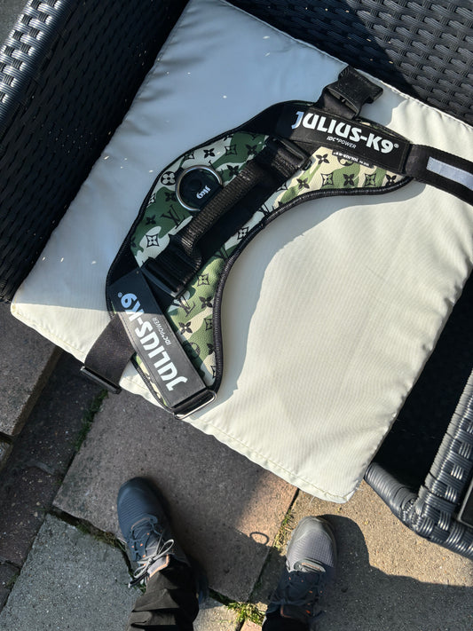 Custom LV Dog Harness