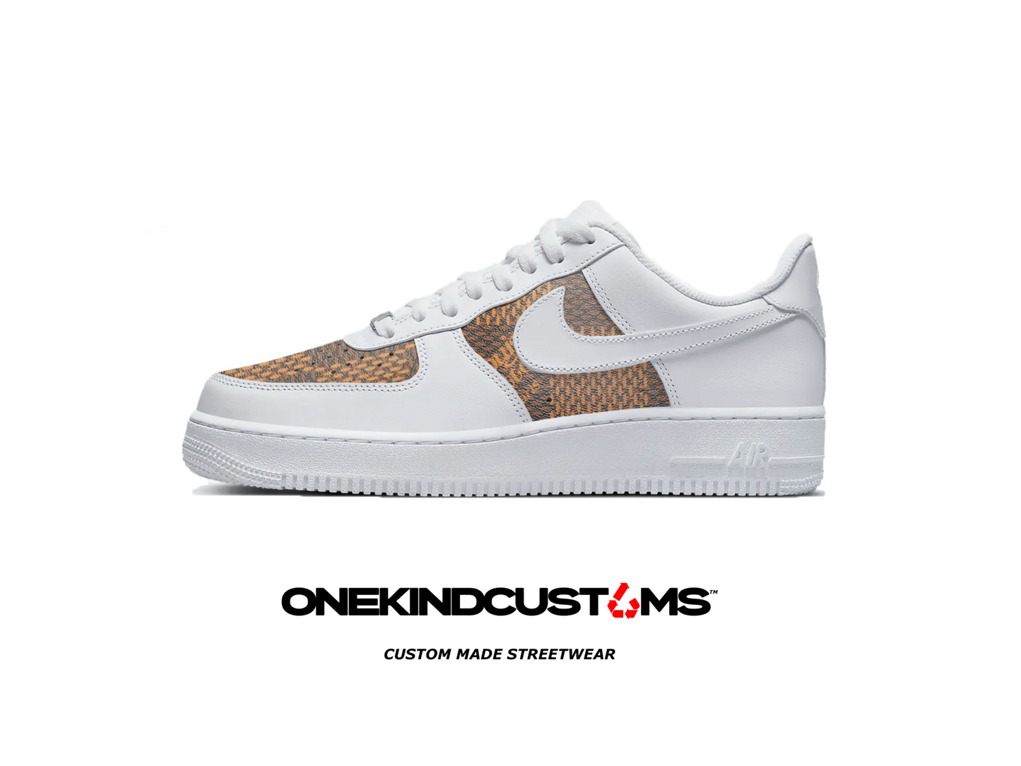 Custom Made LV Nigo Damier x Nike AF1's