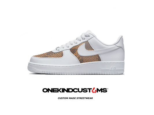 Custom Made LV Nigo Damier x Nike AF1's