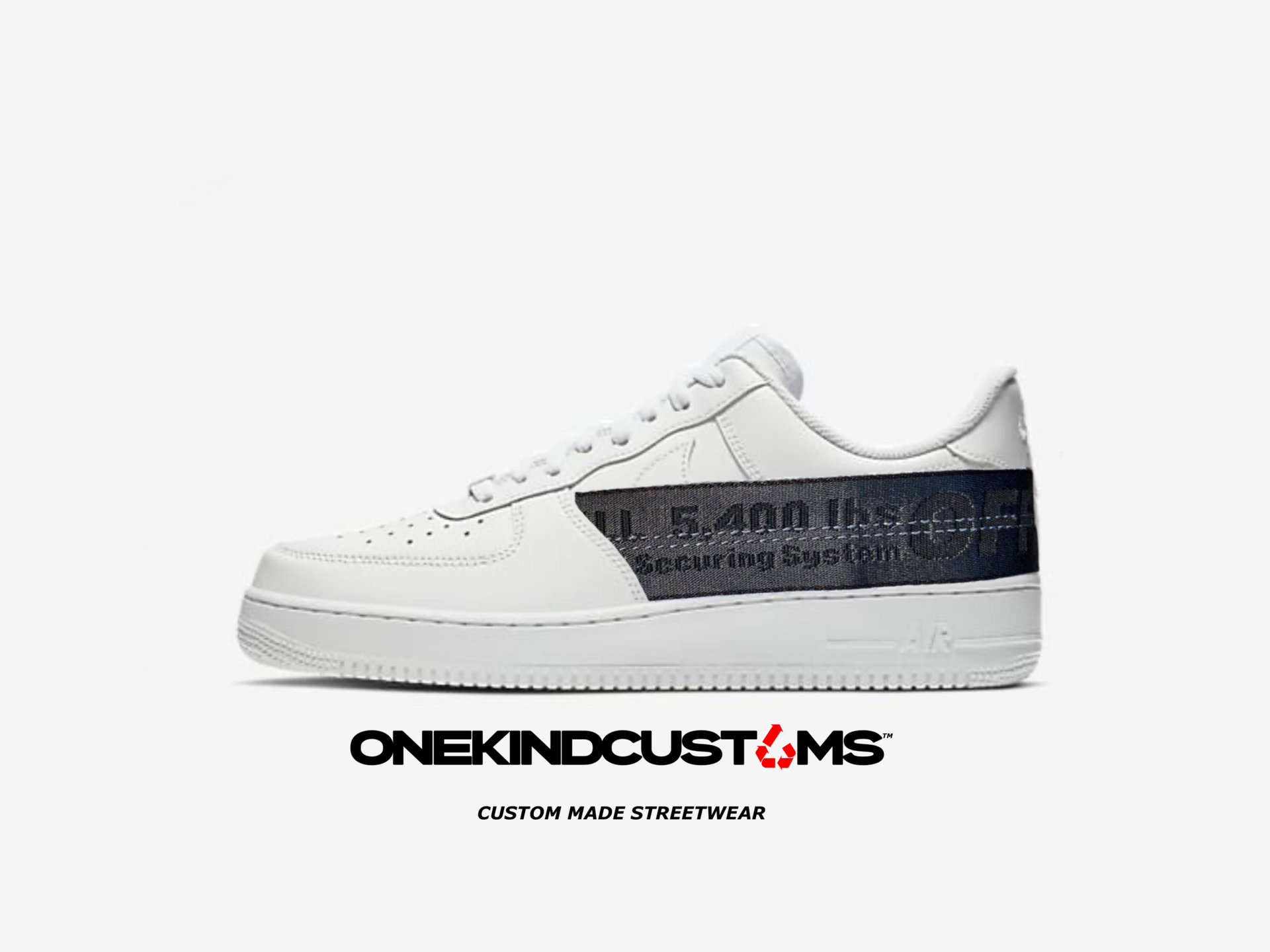 Custom Made Off White x Nike AF1 s OneKind Customs