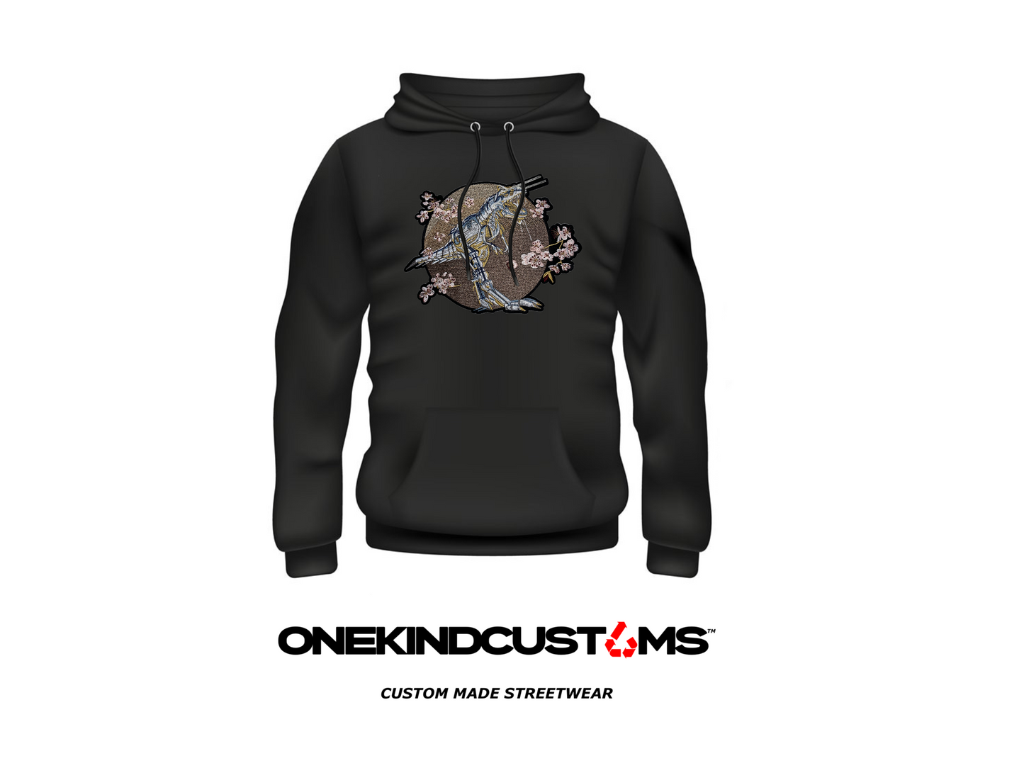 Custom Made CD Embroidered Hoodie