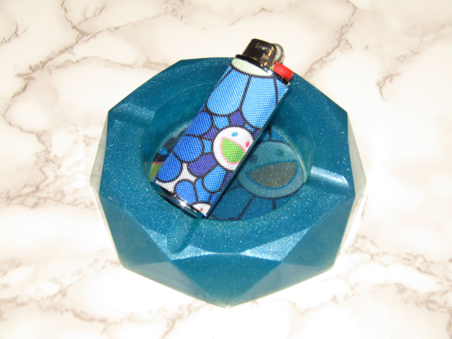 Custom Made Ashtray & lighter Set