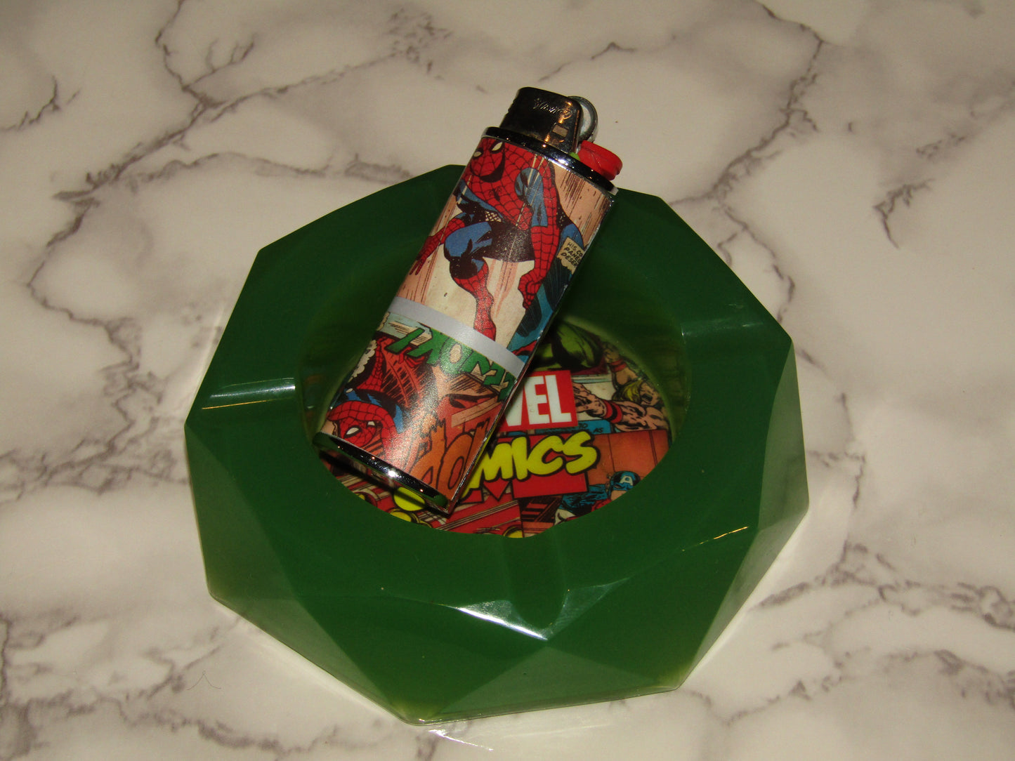 Custom Made Ashtray & lighter Set
