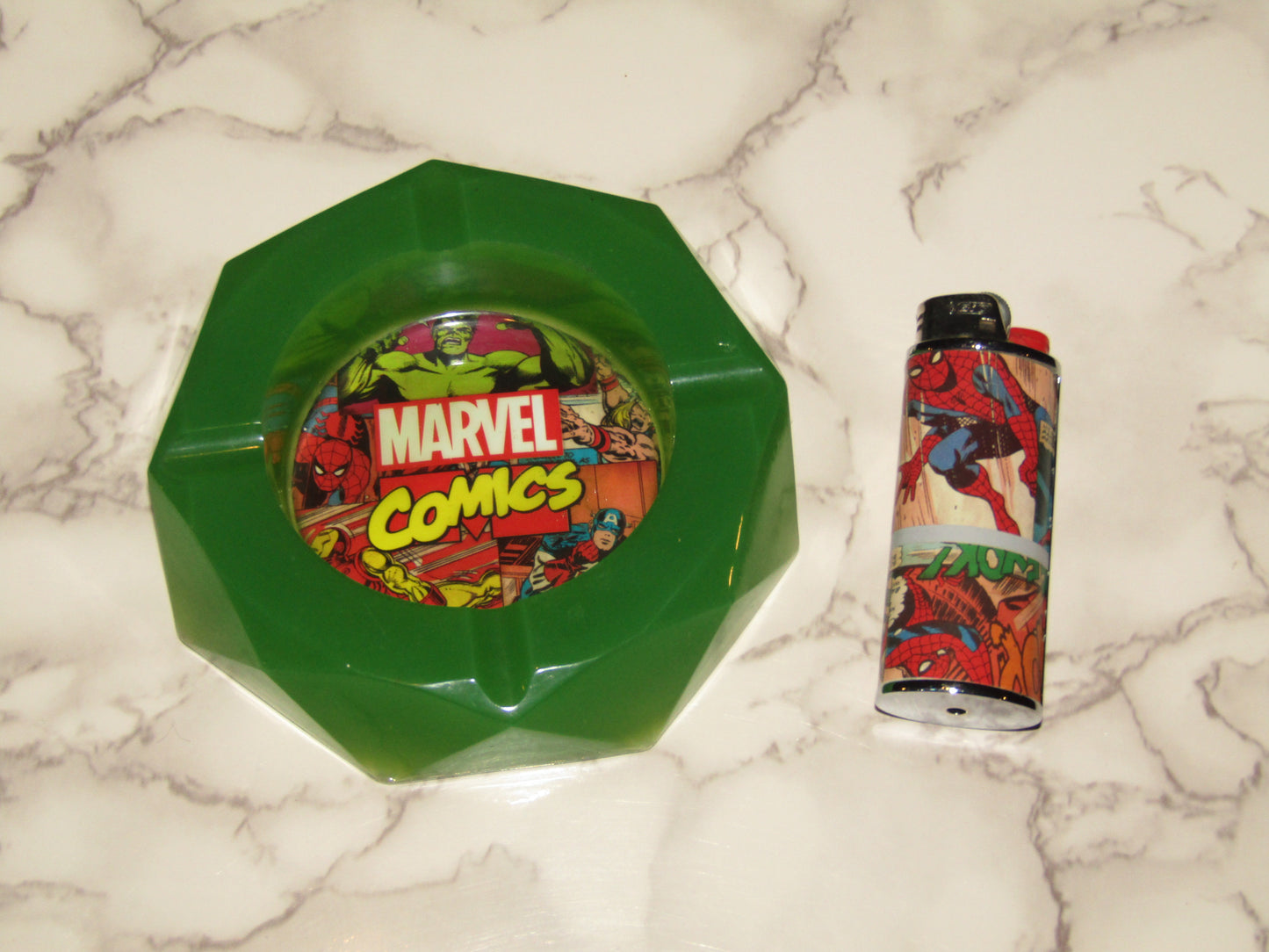 Custom Made Ashtray & lighter Set