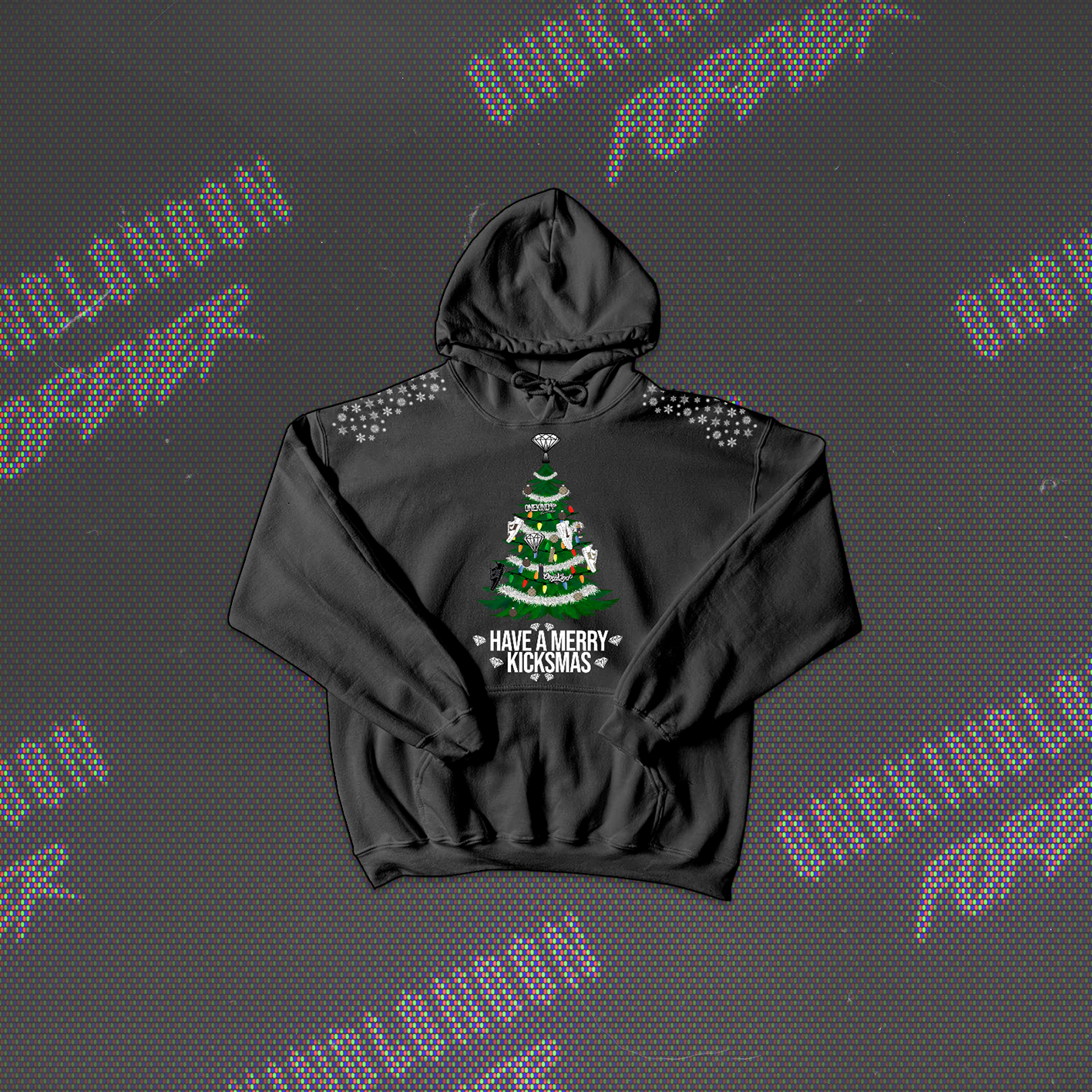 Merry Kicksmas Hoodies & Tees.
