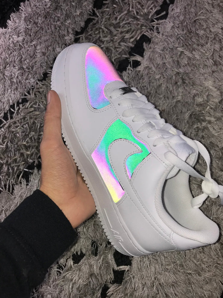 Custom Made Reflective Nike AF1's