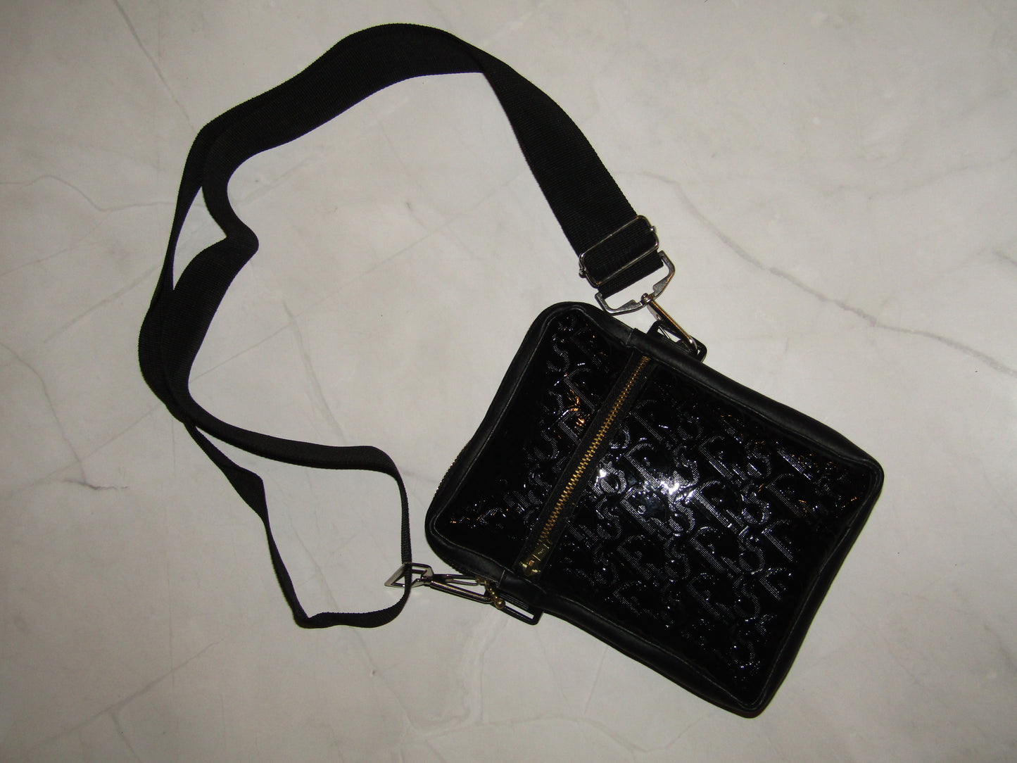 CD Embossed Shoulder bag