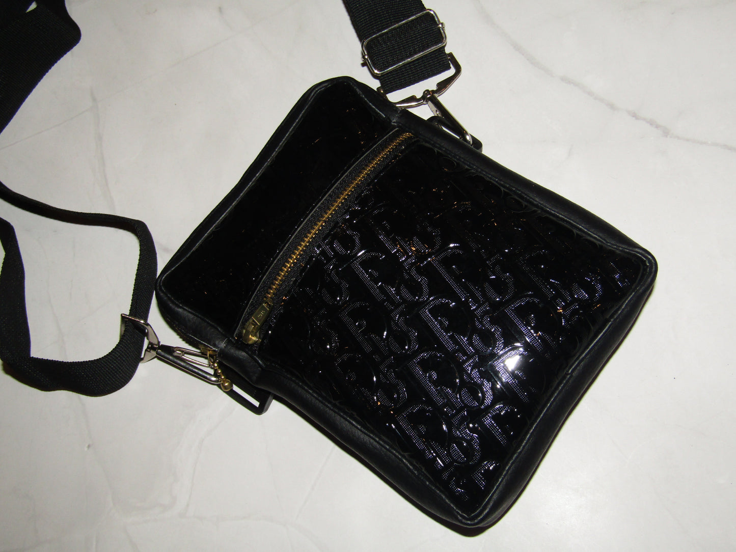 CD Embossed Shoulder bag