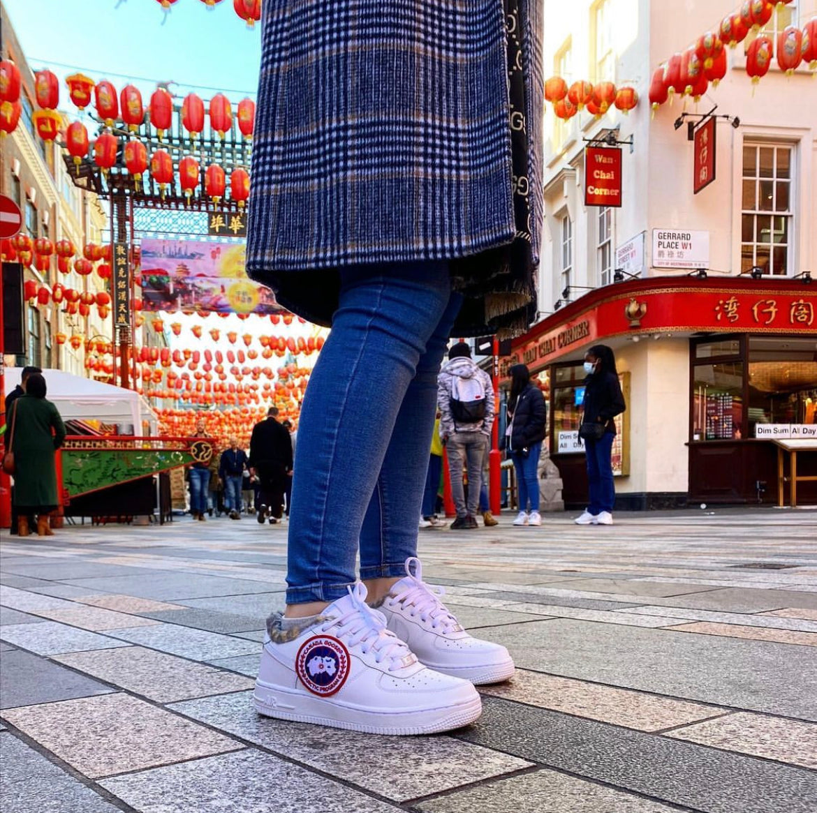 Custom Made C Goose x Nike AF1's