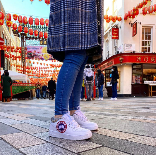 Custom Made C Goose x Nike AF1's