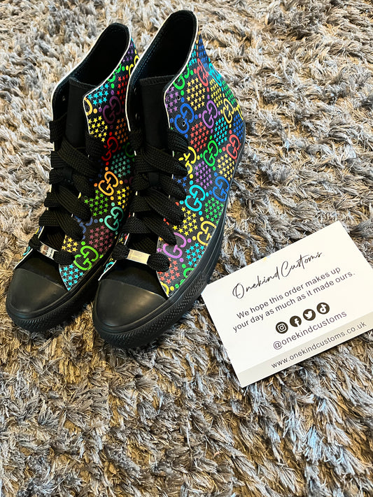 Custom made Converse x GG Psychedelic (UK Size 9.5)