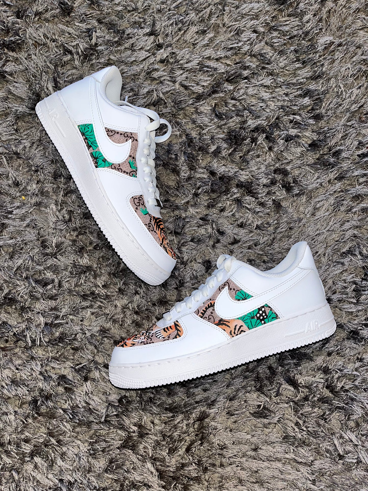 Custom Made GG Bengal x Nike AF1's