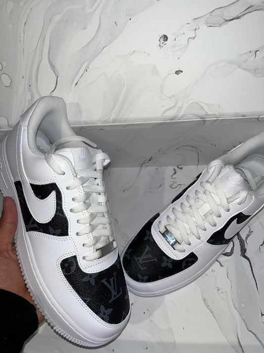 Custom Made LV Monogram Eclipse x Nike AF1's