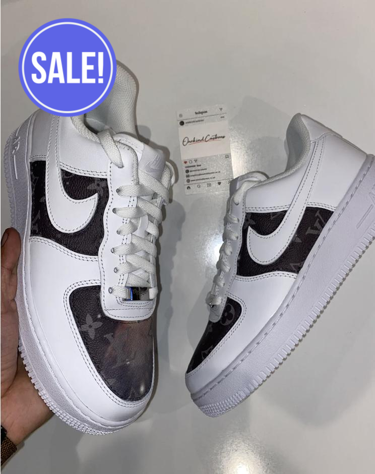 Custom Made LV Galaxy mono x Nike AF1's