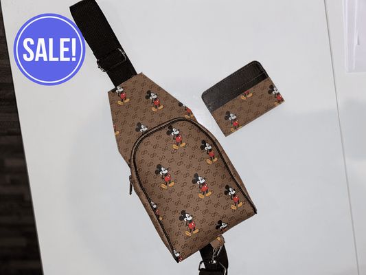 Custom made GG Mickey Sling bag Set